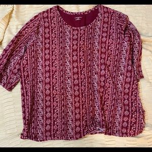 2X plus size women’s cotton shirt